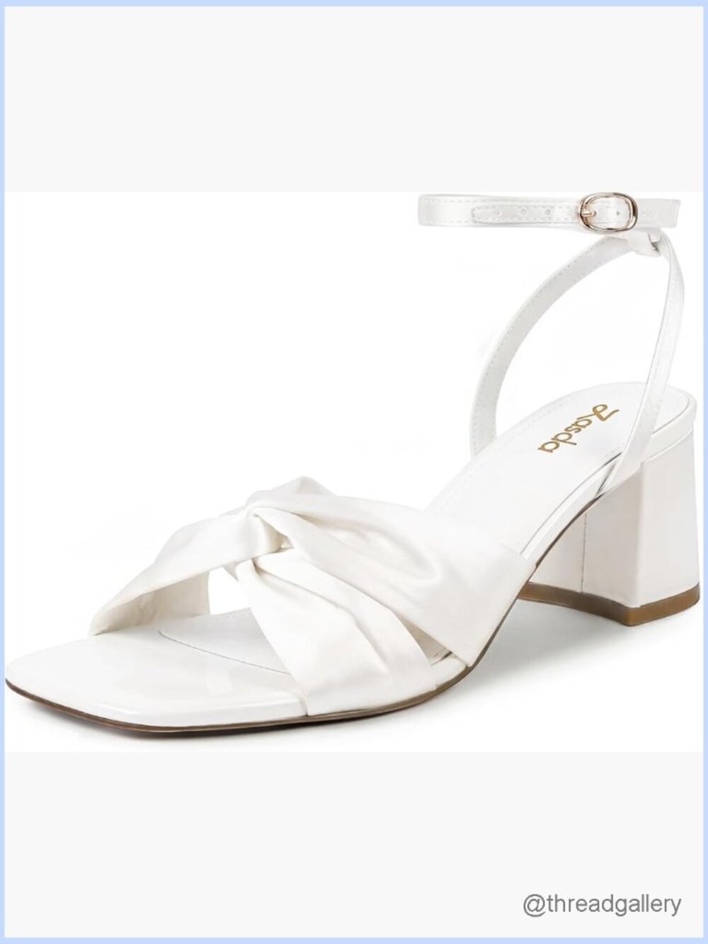 Women's Open Toe Block Heel Heeled Sandals Dressy Wedding Shoes
